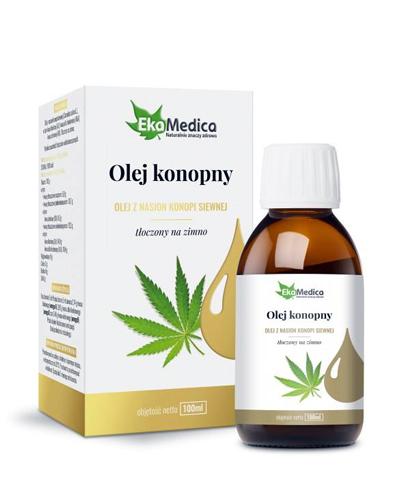 EKAMEDICA Olej konopny 100% - 100 ml - Apteka internetowa Melissa