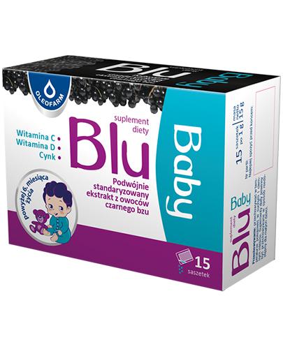 Oleofarm Blu Baby, 15 sasz., cena, opinie, właściwości - Apteka internetowa Melissa