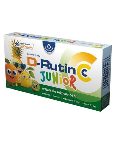  Oleofarm D-Rutin CC Junior, 60 tabletek - Apteka internetowa Melissa  
