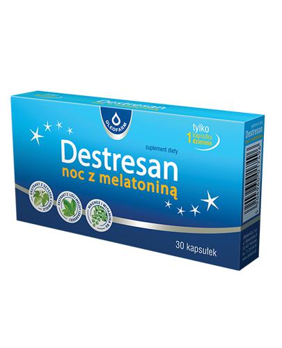  Oleofarm Destresan Noc z melatoniną, 30 kaps., cena, opinie, stosowanie - Apteka internetowa Melissa  
