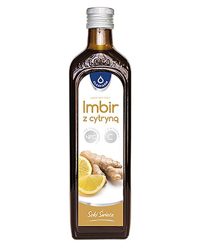  Oleofarm Sok Imbir z cytryną i witaminą C, 490 ml, cena, wskazania, opinie - Apteka internetowa Melissa  
