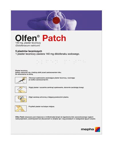  OLFEN PATCH Plastry lecznicze, 5 sztuk - Apteka internetowa Melissa  