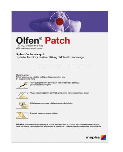 OLFEN PATCH Plastry lecznicze - 5 szt. - Apteka internetowa Melissa