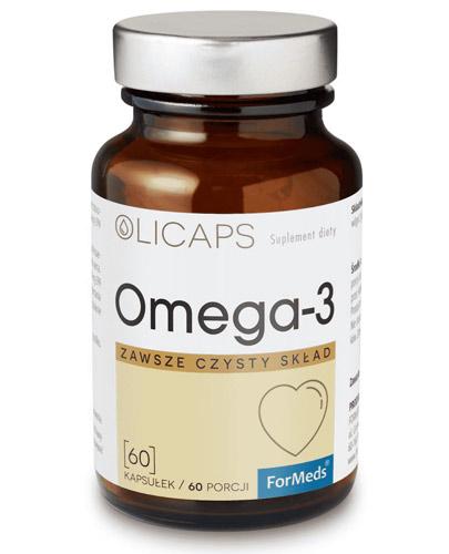  Olicaps Omega-3, 60 kaps, Na serce i funkcjonowanie mózgu, cena, opinie, właściwości  - Apteka internetowa Melissa  