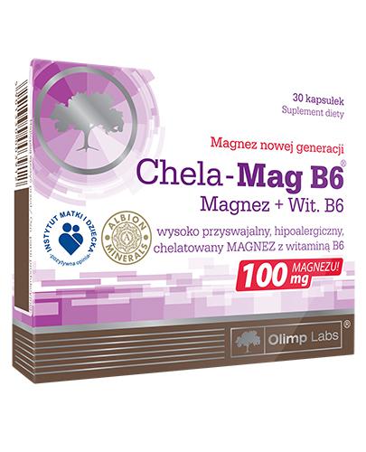 
                                                                          OLIMP CHELA MAG B6 Magnez + Witamina B6 - 30 kaps. - Drogeria Melissa                                              