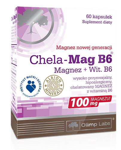 
                                                                          OLIMP CHELA MAG B6 Magnez + Witamina B6 - 60 kaps. - Drogeria Melissa                                              