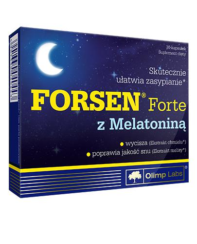  OLIMP FORSEN FORTE Z melatoniną - 30 kaps. - Apteka internetowa Melissa  