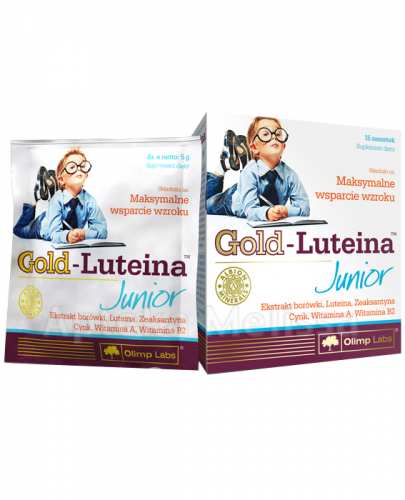 OLIMP GOLD LUTEINA JUNIOR - 15 sasz. - Apteka internetowa Melissa