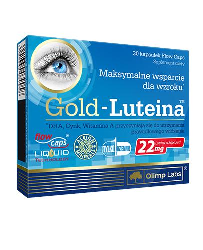 
                                                                          OLIMP GOLD-LUTEINA Maksymalne wsparcie dla wzroku - 30 kaps.  - Drogeria Melissa                                              
