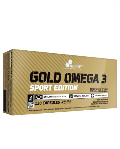 OLIMP GOLD OMEGA 3 1000 mg SPORT EDITION, kapsułki, 120 sztuk