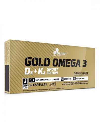  OLIMP GOLD OMEGA 3 SPORT EDITION D3+K2, 60 kapsułek - Apteka internetowa Melissa  