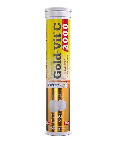  Olimp Gold-Vit C 2000 o smaku cytrynowym, 20 tabl. mus., cena, opinie właściwości  - Apteka internetowa Melissa  