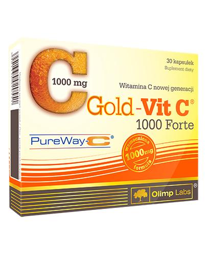  OLIMP GOLD-VIT C FORTE 1000 - 30 kaps. + Olimp Cynkovir Immuno - 30 tabl. - Apteka internetowa Melissa  