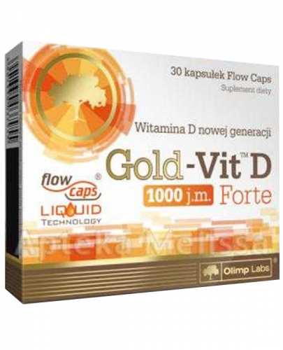OLIMP GOLD-VIT D FORTE 1000 IU - 30 kaps. - Apteka internetowa Melissa