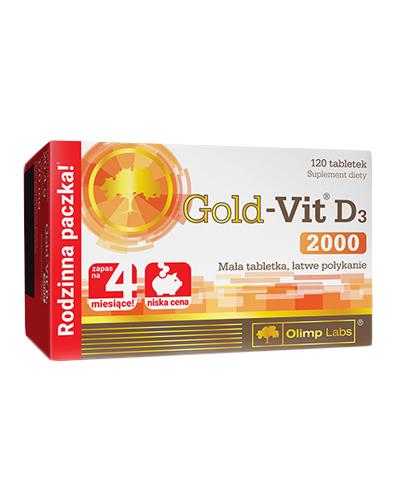 OLIMP GOLD-VIT D3 2000, tabletki, 120 sztuk