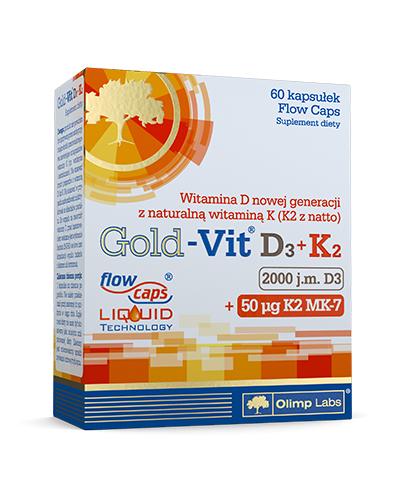  Olimp Gold - Vit D3 + K2, 60 kapsułek - Apteka internetowa Melissa  
