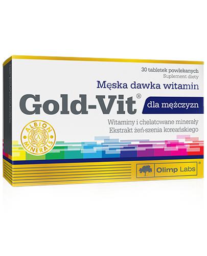 OLIMP GOLD-VIT DLA MĘŻCZYZN - 30 tabl. - Apteka internetowa Melissa