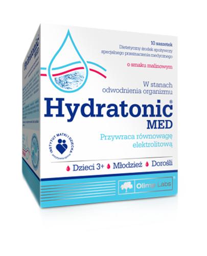 OLIMP HYDRATONIC MED O smaku malinowym - 10 sasz. - Apteka internetowa Melissa
