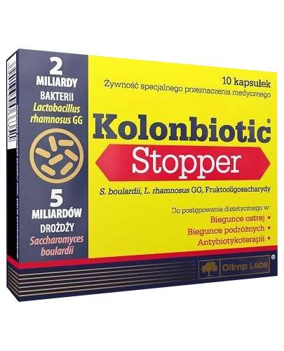  OLIMP KOLONBIOTIC STOPPER - 10 kaps. - cena, opinie, składniki - Apteka internetowa Melissa  