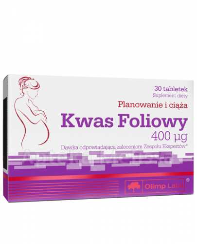 OLIMP KWAS FOLIOWY 400 µg - 30 tabl. - Apteka internetowa Melissa