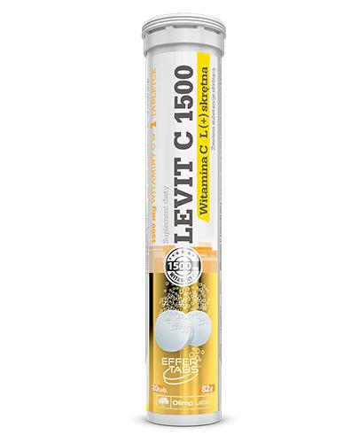 OLIMP LEVIT C 1500 O smaku cytryny - 20 tabl. mus. - Apteka internetowa Melissa
