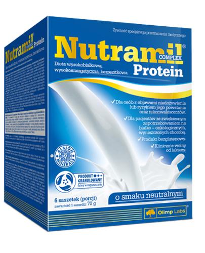 OLIMP NUTRAMIL COMPLEX PROTEIN O smaku neutralnym - 6 sasz. - Apteka internetowa Melissa