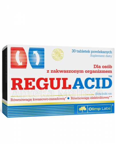 OLIMP REGULACID - 30 tabl. Data ważności: 2018.07.03 - Apteka internetowa Melissa
