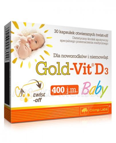  OLIMP GOLD-VIT D3 BABY 400 j.m. - 30 kaps. - Apteka internetowa Melissa  