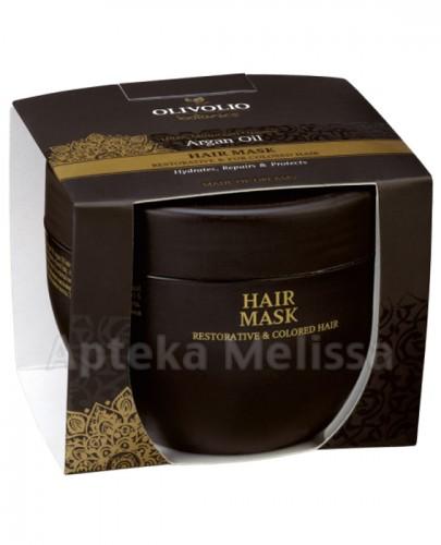 OLIVOLIO ARGAN OIL Maska do włosów odbudowdująca i do farbowanych - 250 ml - Apteka internetowa Melissa