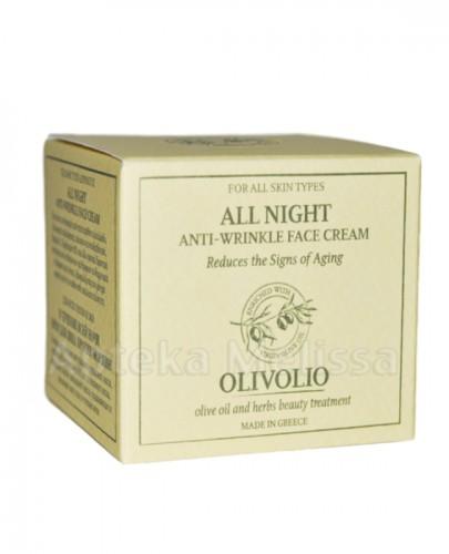  OLIVOLIO Przeciwzmarszczkowy krem do twarzy na noc z organiczną oliwą z oliwek - 50 ml - Apteka internetowa Melissa  