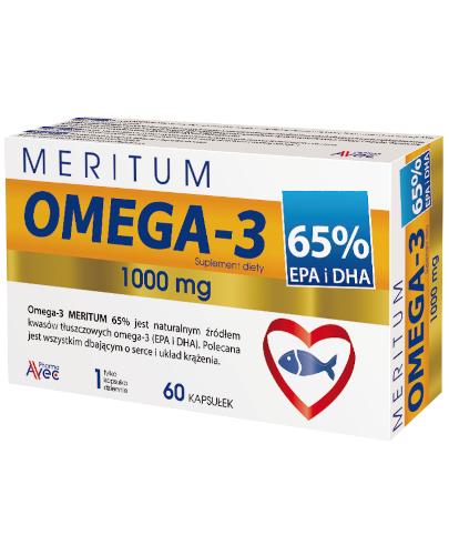  Meritum Omega-3 65% EPA i DHA 60 kapsułek - Apteka internetowa Melissa  
