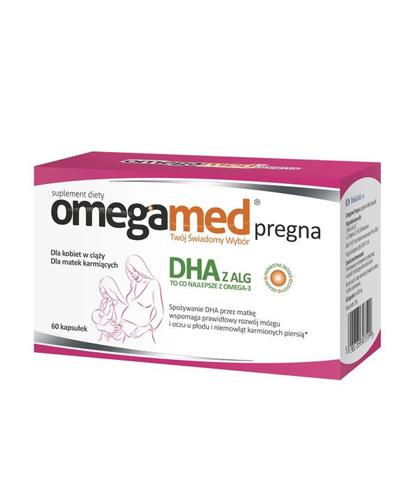  OMEGAMED PREGNA - 60 kaps.- DHA podczas ciąży i karmienia - cena, opinie, wskazania - Apteka internetowa Melissa  