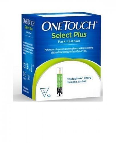  One Touch Select Plus paski testowe do glukometru - 50 sztuk - Apteka internetowa Melissa  