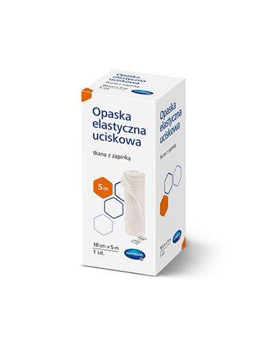 HARTMANN Opaska elastyczna uciskowa tkana z zapinką 5 cm x 10 cm - 1 szt. - Apteka internetowa Melissa
