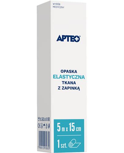  APTEO CARE OPASKA ELASTYCZNA Z ZAPINKĄ 5 m x 15 cm - 1 szt. - Apteka internetowa Melissa  