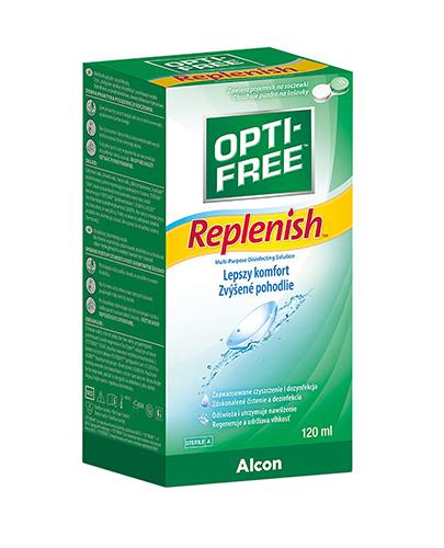  Opti-free Replenish lepszy komfort płyn do soczewek - 120 ml - cena, opinie, właściwości - Apteka internetowa Melissa  