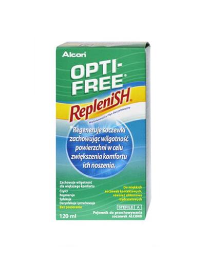  OPTI-FREE REPLENISH  - 120 ml Wielofunkcyjny płyn do soczewek - cena, opinie, stosowanie - Apteka internetowa Melissa  