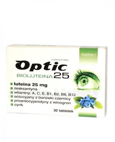  OPTIC BIOLUTEINA 25 - 30 tabl.  - Apteka internetowa Melissa  