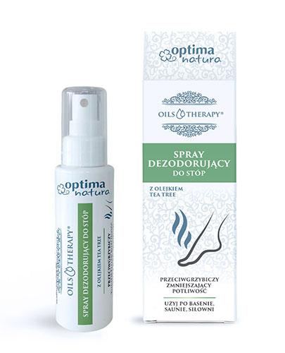  Optima Natura Oils & Therapy Spray dezodorujący do stóp, 75 ml cena, opinie, skład - Apteka internetowa Melissa  