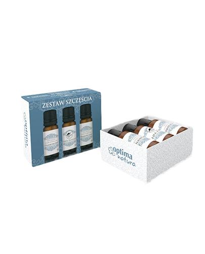 Optima Natura Zestaw Szczęścia Olejek złodziei - 10 ml + Olejek cynamonowy - 10 ml + Olejek pomarańczowy - 10 ml - cena, opinie, właściwości - Apteka internetowa Melissa