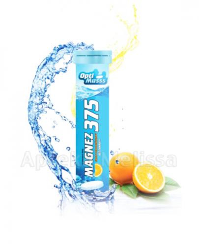 OPTIMUSSS MAGNEZ 375 Smak pomarańczowy - 20 tabl. mus. - Apteka internetowa Melissa