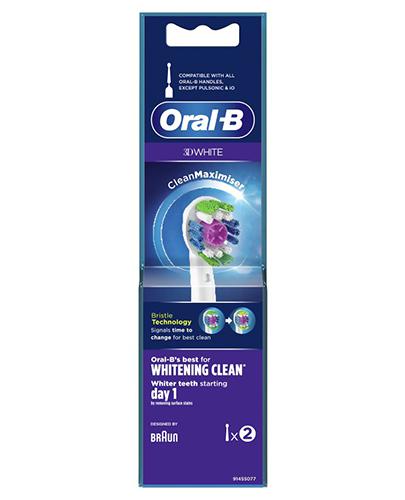  Oral-B 3D White Clean Maximiser Końcówki do szczoteczki elektrycznej, 2 szt. cena, opinie, właściwości - Apteka internetowa Melissa  