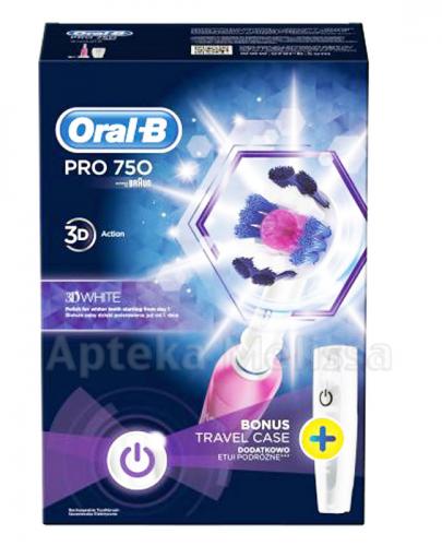  ORAL-B Akumulatorowa szczoteczka elektryczna PRO750 3D White - 1 szt. - Apteka internetowa Melissa  