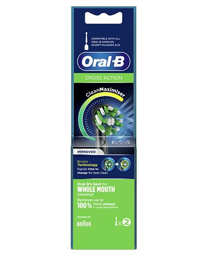 Oral-B Cross Action Clean Maximiser EB50 Końcówki do szczoteczki elektrycznej, 2 szt. cena, opinie, właściwości - Apteka internetowa Melissa  