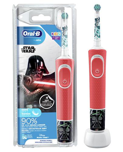  Oral-B D100 Kids Star Wars Szczoteczka elektryczna dla dzieci 3+, 1 szt.  + Oral-B Pasta do zębów Star Wars Junior 6+ - 75 ml - Apteka internetowa Melissa  