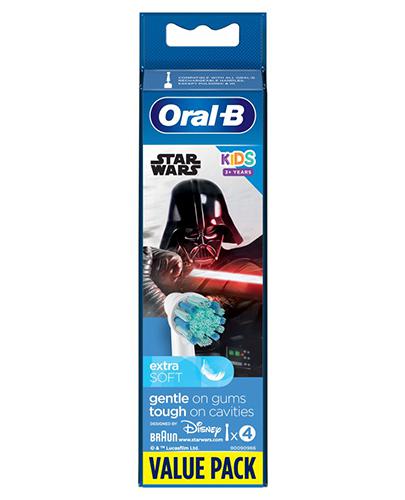  Oral-B Kids Star Wars Extra Soft Końcówki do szczoteczki elektrycznej, 4 szt. cena, opinie, właściwości - Apteka internetowa Melissa  