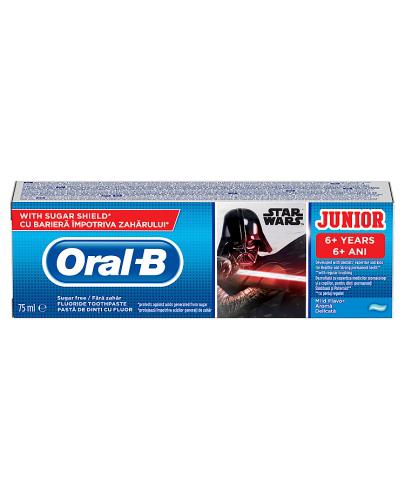  Oral-B Pasta do zębów Star Wars Junior 6+, 75 ml  - Apteka internetowa Melissa  