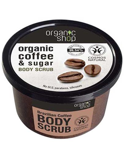  Organic Shop Naturalny zmiękczający peeling do ciała Brazilian Coffee - 250 ml - cena, opinie, właściwości - Apteka internetowa Melissa  