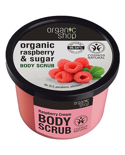  Organic Shop Peeling do ciała Malinowy krem - 250 ml - cena, opinie, właściwości - Apteka internetowa Melissa  