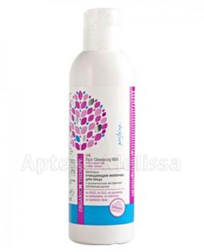 ORGANIC THERAPY Oczyszczające mleczko do twarzy z proteinami jedwabiu - 200 ml - Apteka internetowa Melissa